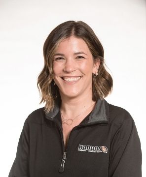 headshot of brooke, operations and purchasing manager at haddon equipment in delta bc