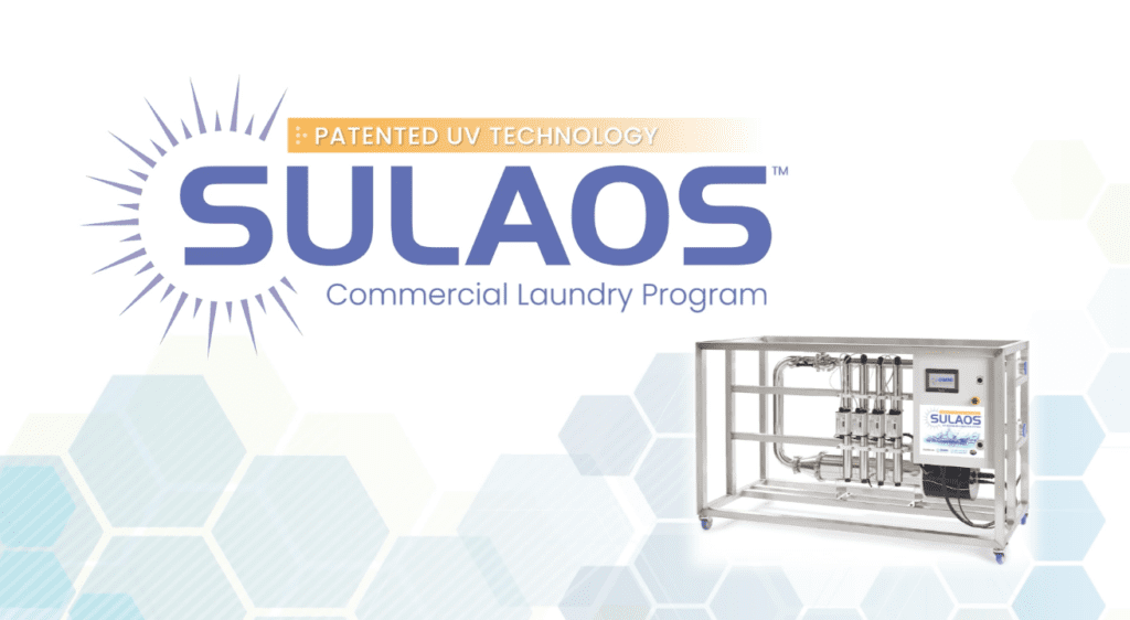 a visual of the sulaos commercial laundry program apparatus sold by haddon equipment