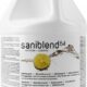 4 litre bottle of saniblend 64 used by haddon customers for cleaning many different areas and surfaces