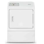 huebsch front mount electric dryer in white on sale at haddon equipment