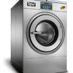 stainless steel hardmount unimac washer with 30 lb capacity