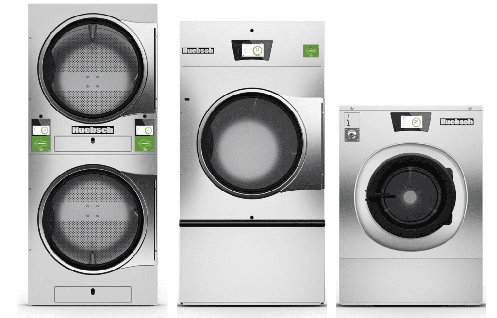 huebsch vended commercial laundry equipment used in laundromats