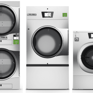 huebsch vended commercial laundry equipment used in laundromats